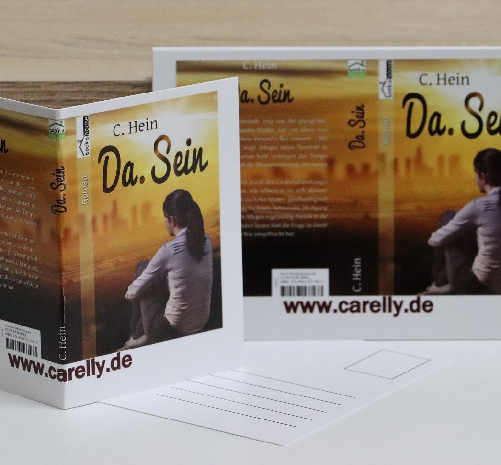 Gimmicks: Postkarte, Motiv "Da.Sein"